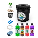 Grow Pot Profesional - DWC Hydro Bucket Kit con Bomba de Aire, Nutrientes y Más