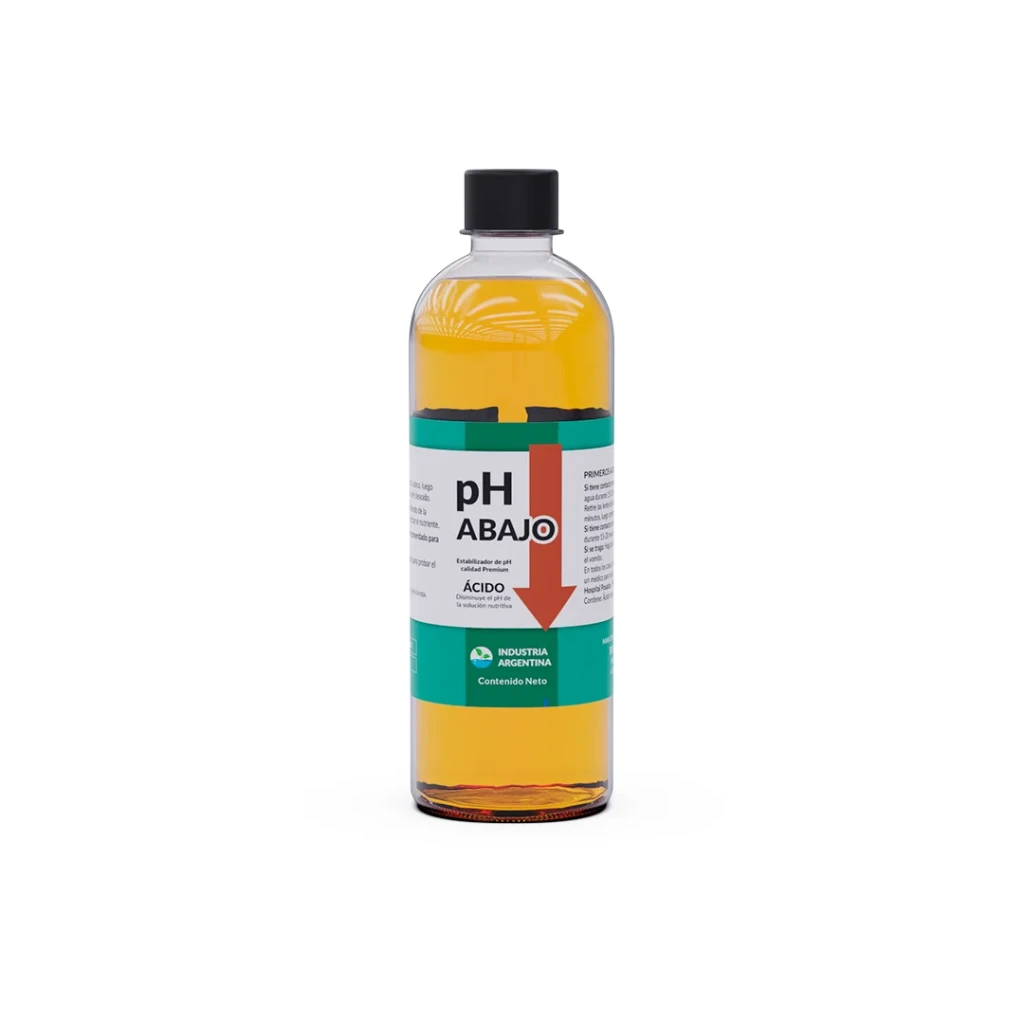Regulador de pH para Abajo (pH menos) Fácil de usar (200ml)