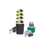 Kit Hidropónico N6 Sistema Torre para 20 Plantas, Jardín Completo con Nutrientes, Semillas y Accesorios
