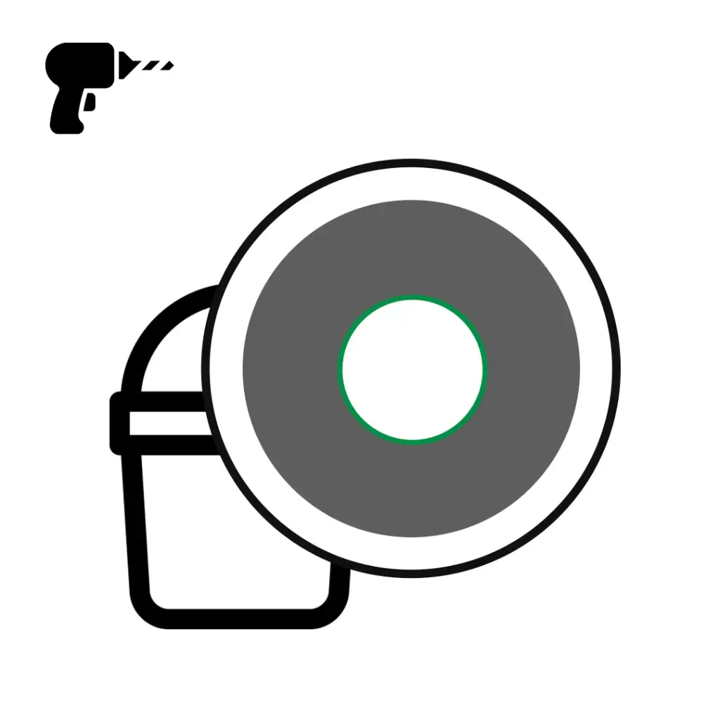 Agujero en tapa de balde (servicio) (N6)