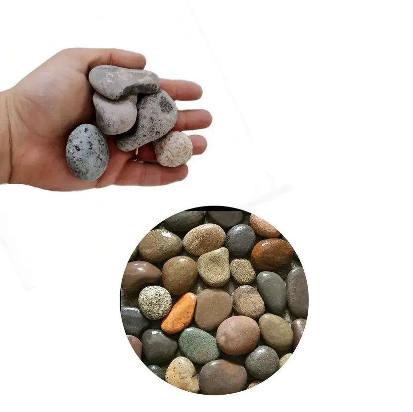 Mini River Stone Deco: Piedra Decorativa Natural para Ambientes Sofisticados (2kg)