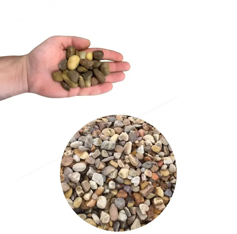 River Roll Stone: Piedra Suave Natural para Jardines y Decoración